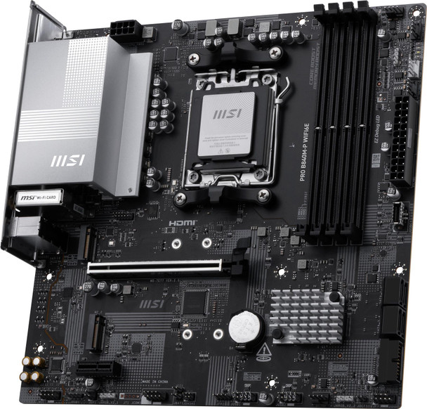 MSI PRO B840M-P WIFI6E AMD AM5 DDR5 maATX Motherboard