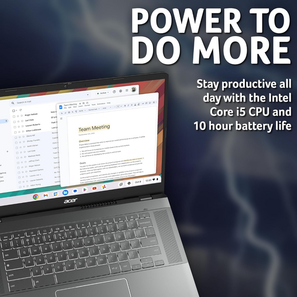 Acer Chromebook Plus 515 15.6" Laptop Intel Core i3 1215U 8GB 256GB Chrome OS