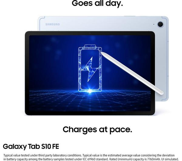 Samsung Galaxy Tab S10 FE 10.9" 256GB 12GB WiFi Grey Tablet