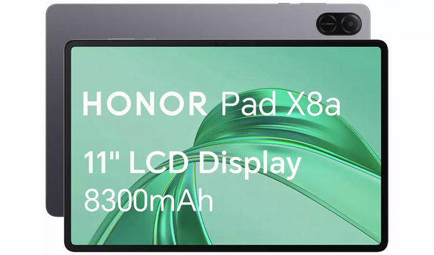 HONOR Pad X8a 11" 4GB 128GB Storage Grey Android Wi-Fi Tablet