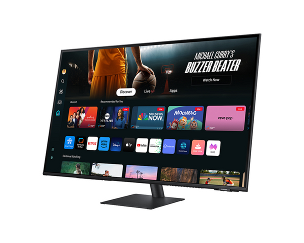 Samsung M70D 43" 4K UHD Smart Monitor With Speakers & Remote