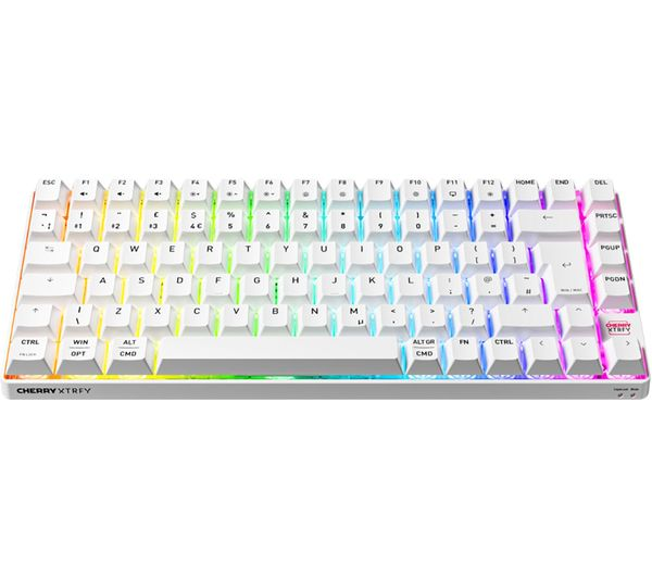 Cherry K33 Compact Wireless White Keyboard UK QWERTY