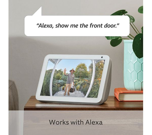 Ring Battery Video Doorbell Plus 1536p HD Satin Nickel