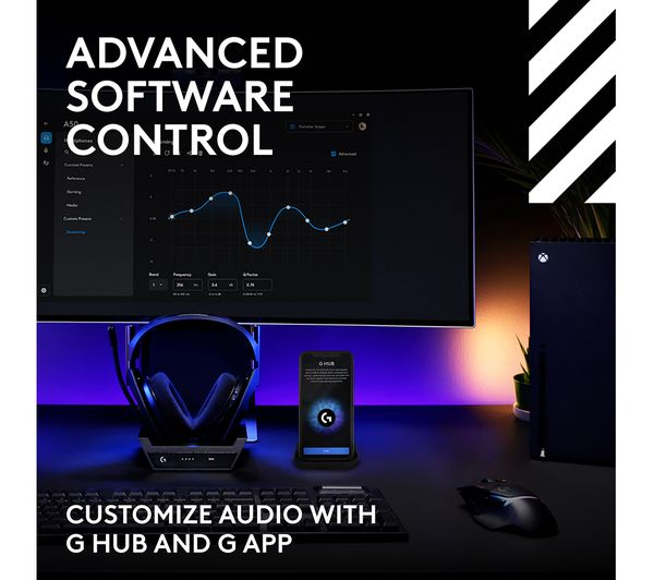 Logitech G ASTRO A50 Gen 5 Wireless Gaming Headset + Base Station Black
