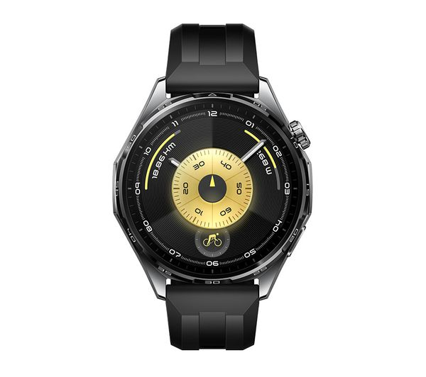 Huawei Watch GT 6 46mm Fluoroelastomer Strap Black Android iOS Smartwatch