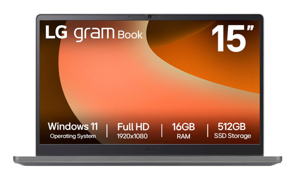 LG gram Book 15U50T 15.6" Laptop Intel Core i5 1334U 16GB 512GB Windows 11