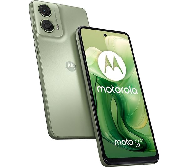 Motorola Moto G24 128GB Ice Green Unlocked Android Smartphone