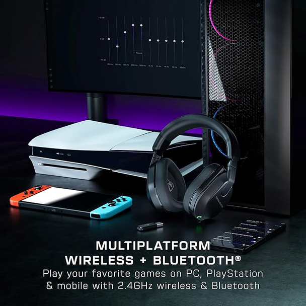 Turtle Beach Stealth 600 Gen 3 Wireless Gaming Headset for PC PlayStation Black