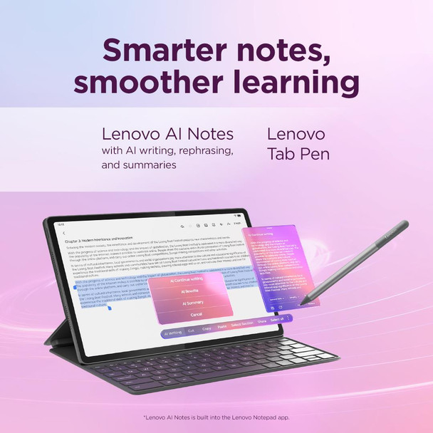 Lenovo IdeaTab Plus 12.1" 12GB 256GB Luna Grey Android Tablet – image 8
