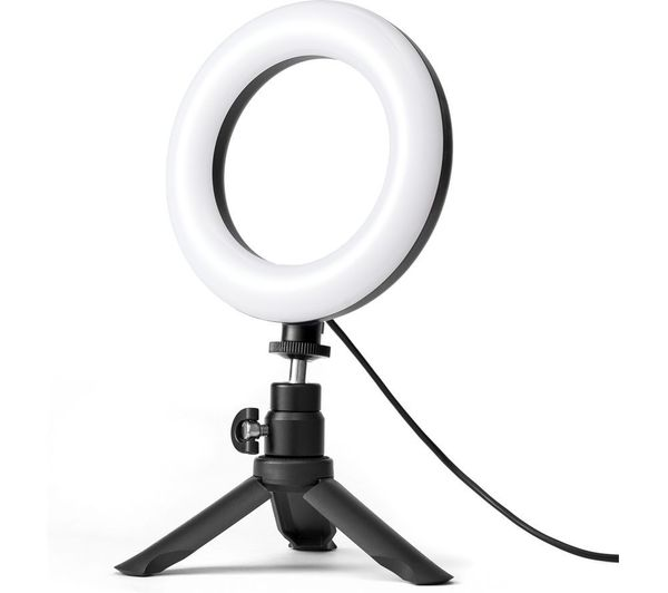 NOS X700 Streaming Kit Bundle with Microphone Webcam Ring Light & Boom Arm