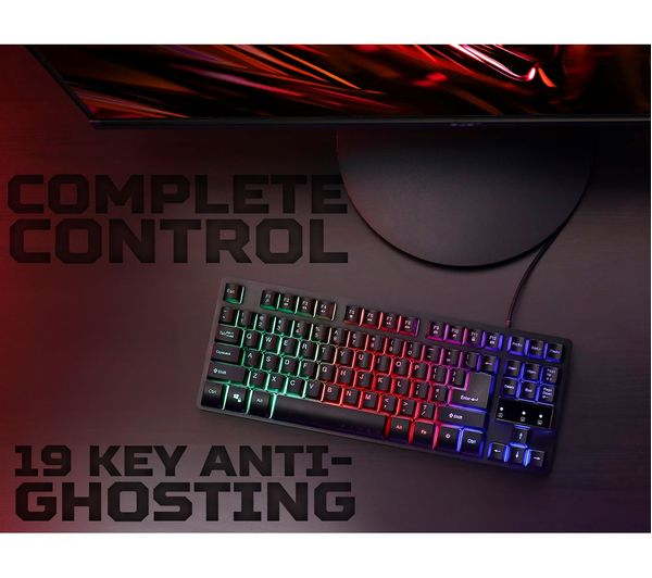 Acer Nitro TKL Gaming Keyboard RGB Backlit 19-Key Anti-Ghosting GP.KBD11.01Z