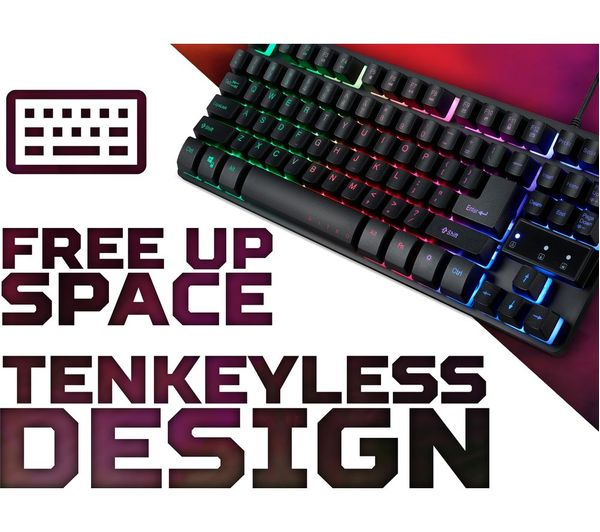 Acer Nitro TKL Gaming Keyboard RGB Backlit 19-Key Anti-Ghosting GP.KBD11.01Z