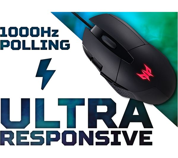 Acer Predator Cestus 315 RGB Optical Black Gaming Mouse