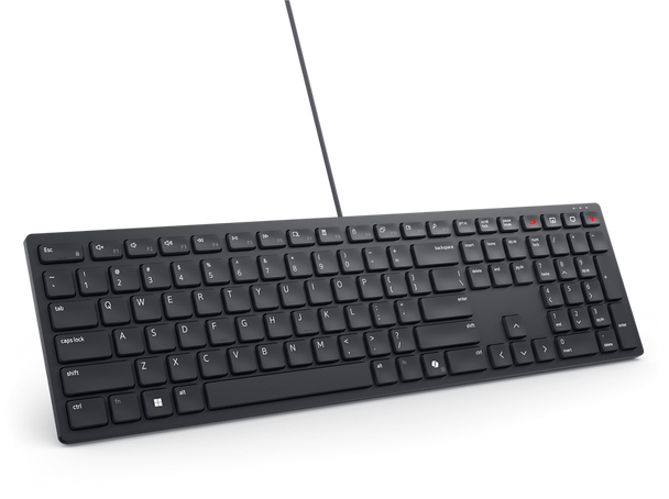 Dell Pro Silent Wired Collaboration Black Keyboard US QWERTY