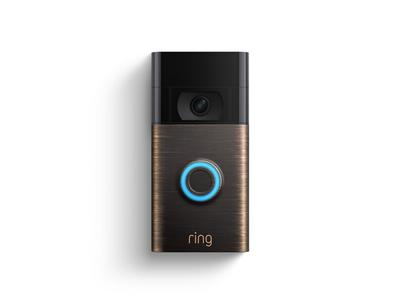 Ring Battery Video Doorbell 1440p HD Venetian Bronze