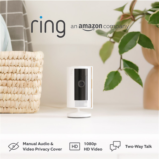 Ring Indoor Camera (2nd Gen) 1080p HD WiFi White
