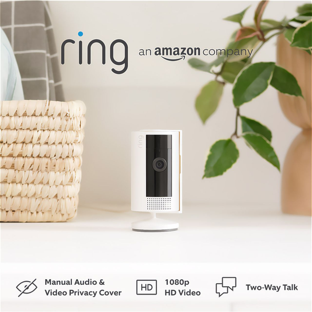 Ring Indoor Camera (2nd Gen) 1080p HD WiFi White – image 2
