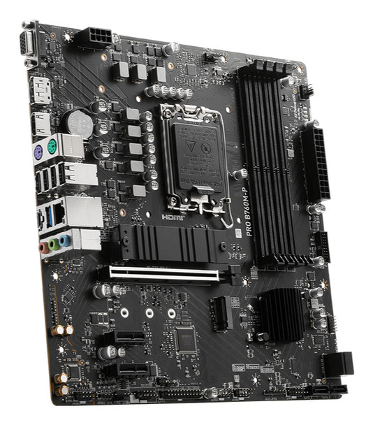 MSI PRO B760M-P DDR5 Intel LGA 1700 Micro-ATX Motherboard