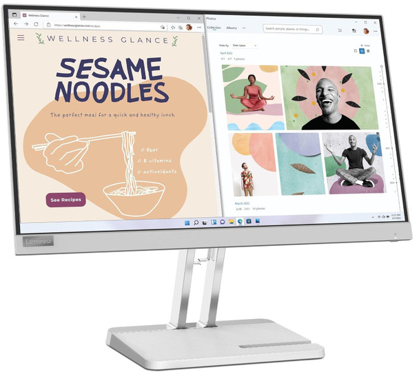 Lenovo L22e-40 21.45" FHD Monitor (VA, 75 Hz) Cloud Grey