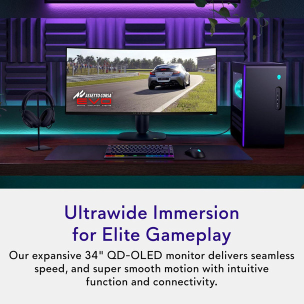Dell Alienware AW3425DW 34" QD-OLED 240Hz Ultrawide Gaming Monitor