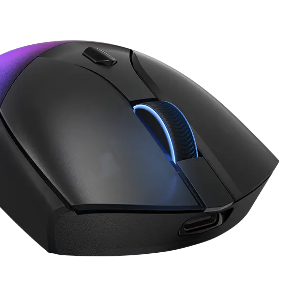 Lenovo Legion M410 Wireless RGB Transparent Black Gaming Mouse