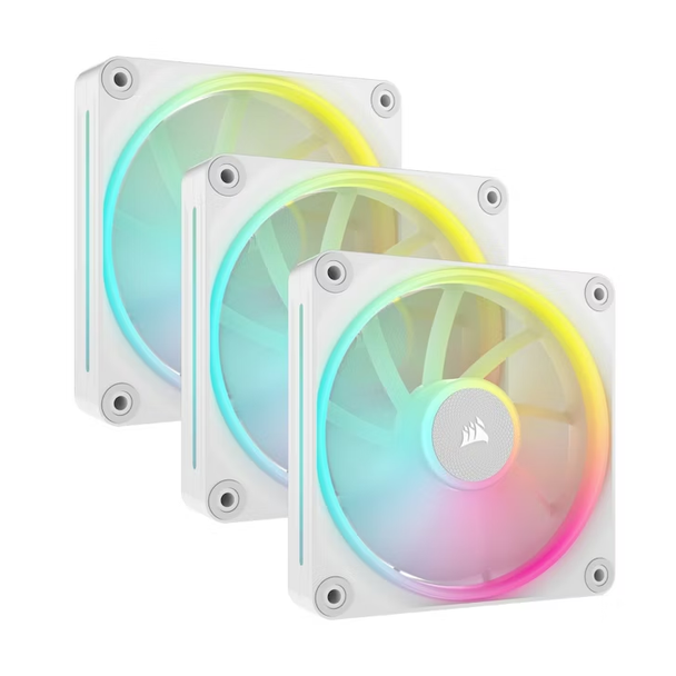Corsair iCUE LINK LX120 RGB 120mm PWM White Triple Fan Starter Kit – image 6