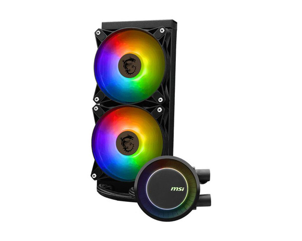 MSI MAG CoreLiquid E240 CPU Liquid Cooler 240mm AIO ARGB Black