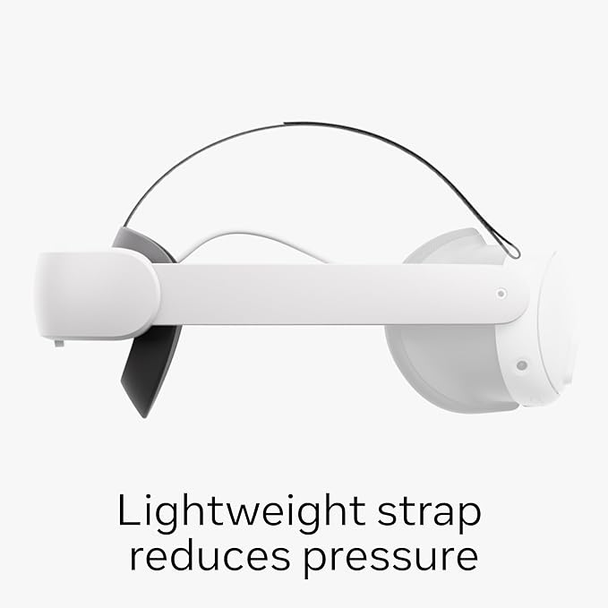 Meta Quest 3 Elite Strap with Battery White Ergonomic Adjustable