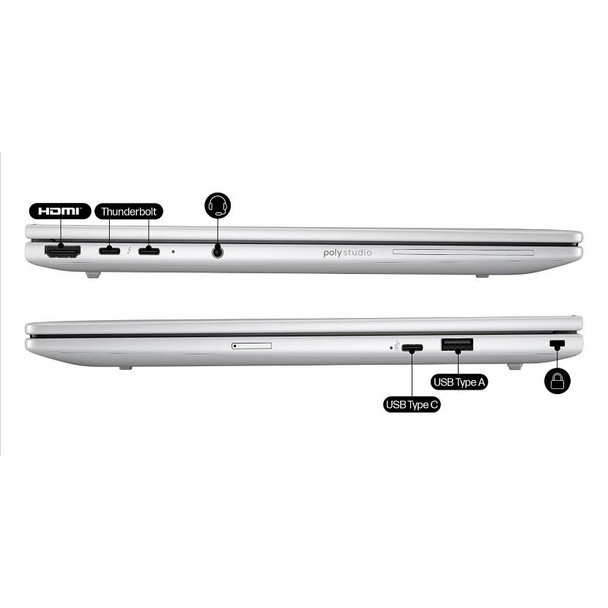 HP EliteBook 8 G1i 14" Laptop Intel Core Ultra 5 225U 16GB 512GB Windows 11 Pro