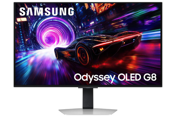 Samsung Odyssey G8 S32FG810SU 32" 4K OLED 240Hz Gaming Monitor Silver