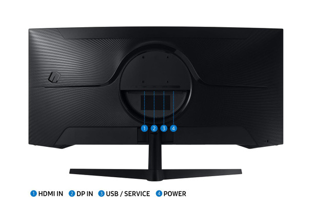 Samsung Odyssey G5 34" UWQHD 165Hz Curved Gaming Monitor Black