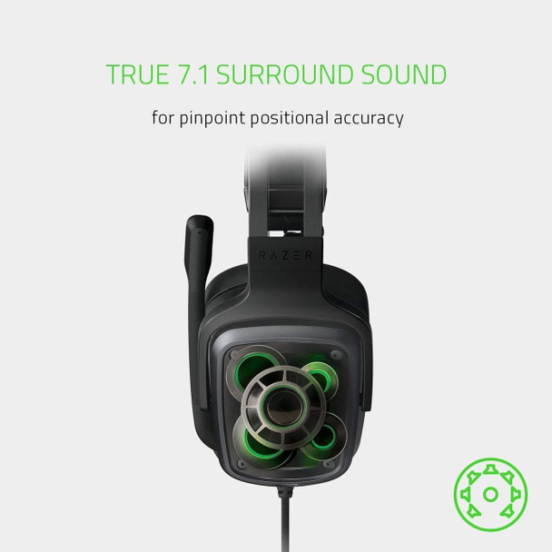 Razer Tiamat 7.1 V2 True 7.1 Surround Sound Black PC Gaming Headset