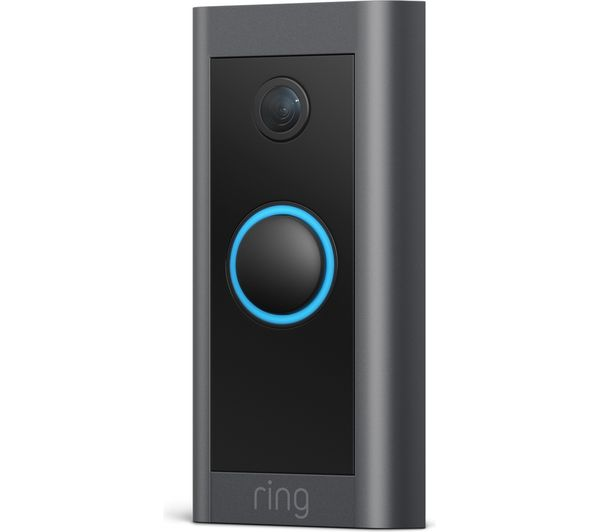 Ring Video Doorbell Wired 1080p HD Smart Home Security Black