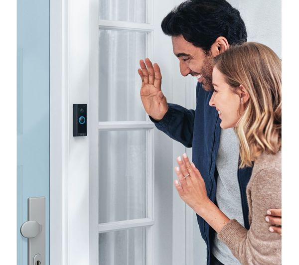 Ring Video Doorbell Wired 1080p HD Smart Home Security Black