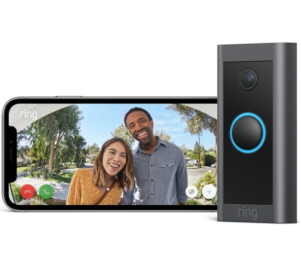 Ring Video Doorbell Wired 1080p HD Smart Home Security Black