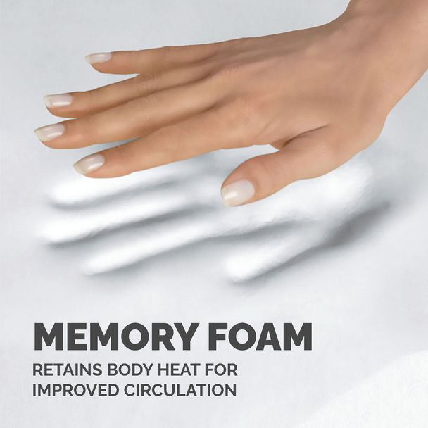Fellowes Memory Foam Keyboard Wrist Support Rest Ergonomic Typing Cushion Black