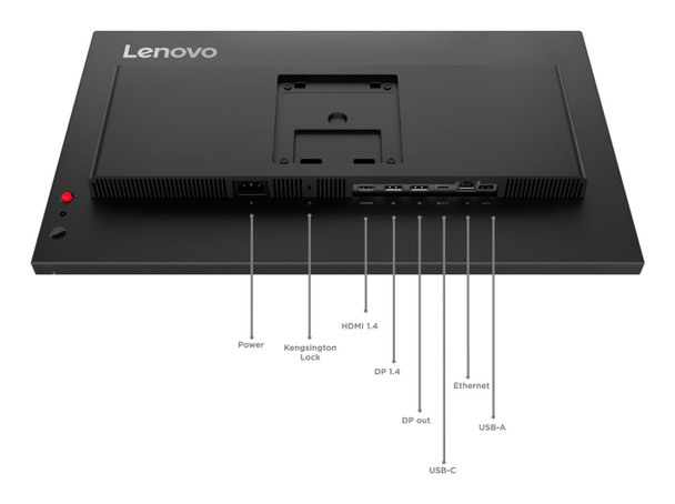 Lenovo ThinkVision T24d-40 23.8" FHD 120Hz USB-C Docking Monitor