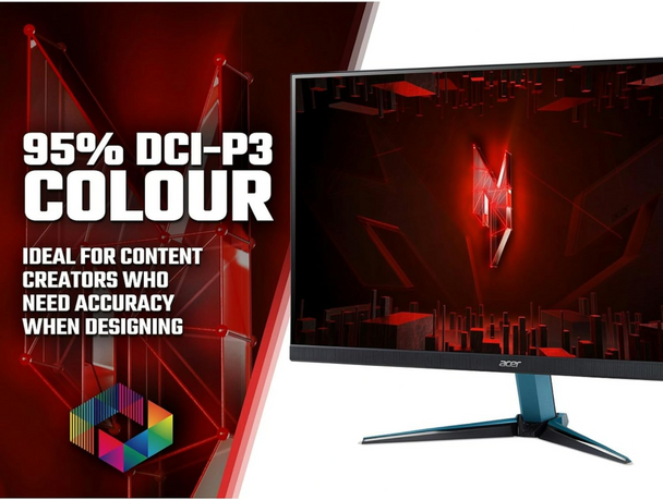 Acer Nitro VG272U V3 27" WQHD IPS 180Hz Gaming Monitor Black