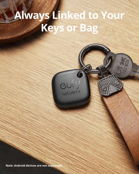 eufy Security SmartTrack Link Bluetooth Tracker 2 Pack Works with Apple Find My