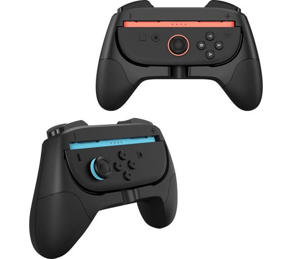 GOJI NS2 Joy-Con 2 Black Grips for Nintendo Switch 2