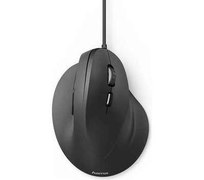 Hama EMC-500 Ergonomic Vertical Mouse Wired Black