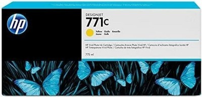 HP 771C 775ml Yellow DesignJet Ink Cartridge - B6Y10A
