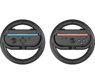 Goji Steering Wheel 2-Pack Nintendo Switch 2 Joy-Con Black
