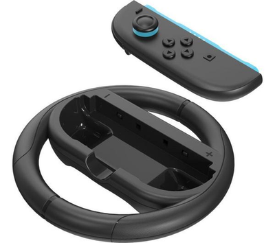 Goji Steering Wheel 2-Pack Nintendo Switch 2 Joy-Con Black