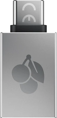 CHERRY USB-A to USB-C Adapter Silver