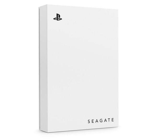 Seagate Game Drive 2TB External HDD for PS5 PS4 USB 3.0 White LED Gaming