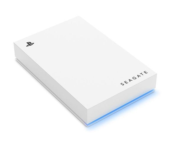 Seagate Game Drive 2TB External HDD for PS5 PS4 USB 3.0 White LED Gaming