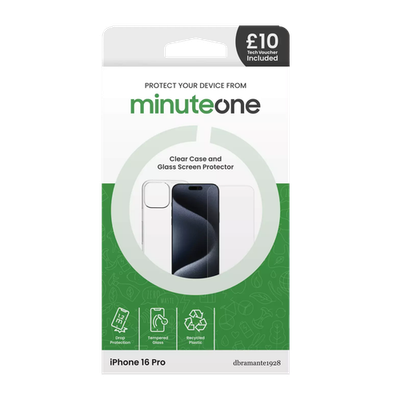 Minute One Case & Screen Protector for iPhone 16 Pro - Clear - S161CL002194