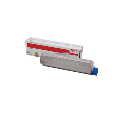 OKI MC851-861 Black Toner Cartridge 7K Page Yield Original