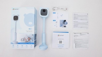 Ezviz BM1 Smart Baby Monitor Camera Battery Powered with Night Vision - Blue
